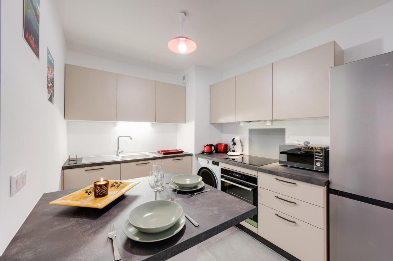 Le Concert - Beautiful Appartment With Garage For 4 People Near Beach Annecy Bagian luar foto
